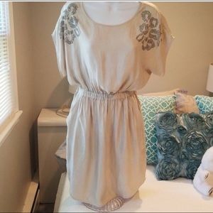 Silver Dress with Rhinestones